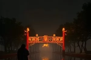 《午夜理发店》深夜街头理发店内景横版封面